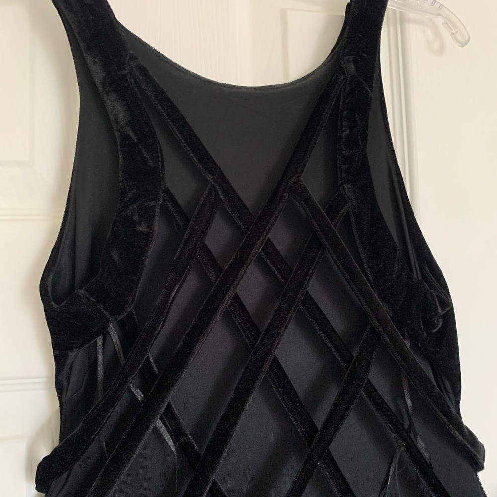 Black Velvet Gown